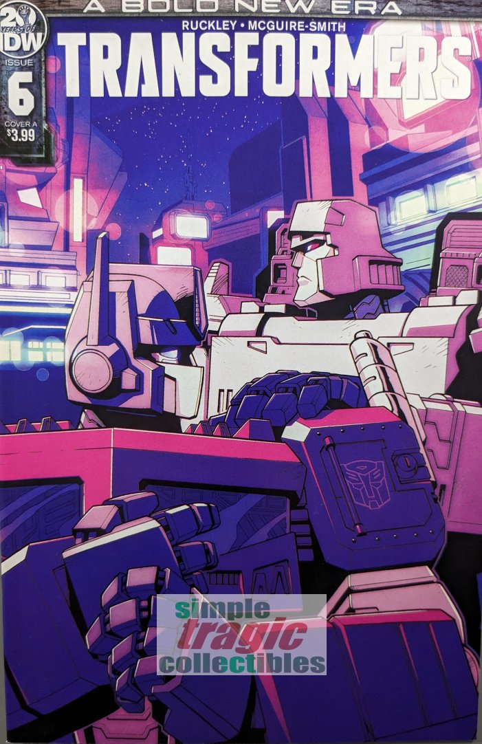 Transformers #6 Comic Book Cover Art