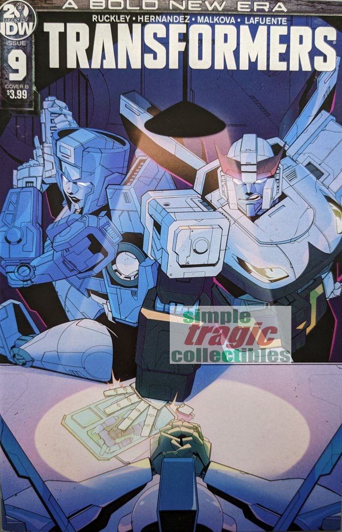Transformers #9 Comic Book Cover Art