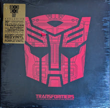 Load image into Gallery viewer, TRANSFORMERS: THE MOVIE - Original Motion Picture Soundtrack Vinyl Record Front Cover Art
