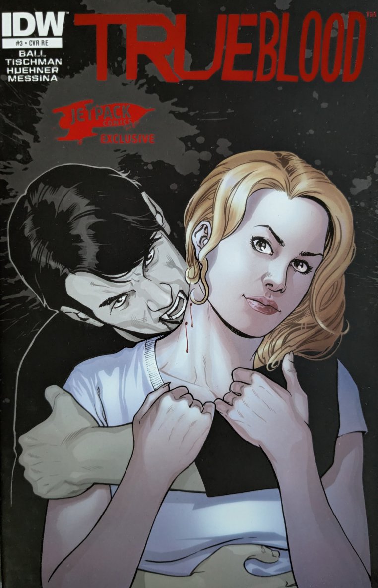 True Blood #3 Retailer Exclusive Variant Comic Book Cover Art by David Messina