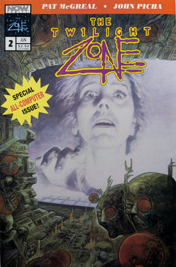 Twilight Zone #2 Comic Book Cover Art by Val Mayerik