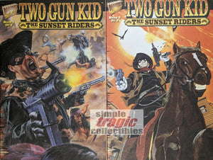 Two Gun Kid #1-2 Comic Book Cover Art by Bob Wakelin