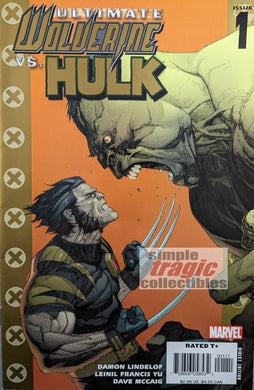Ultimate Wolverine Vs Hulk #1 Comic Book Cover Art by Leinil Francis Yu