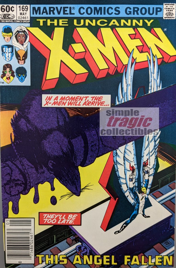 Uncanny X-Men #169 Comic Book Cover Art by Paul Smith