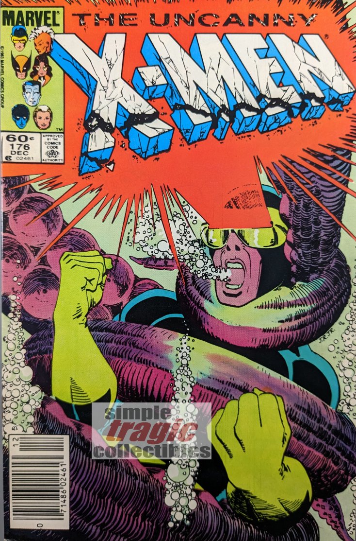 Uncanny X-Men #176 Comic Book Cover Art by John Romita Jr.