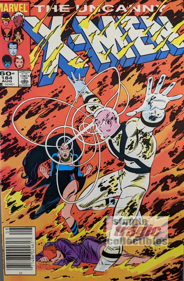 Uncanny X-Men #184 Comic Book Cover Art by John Romita Jr.