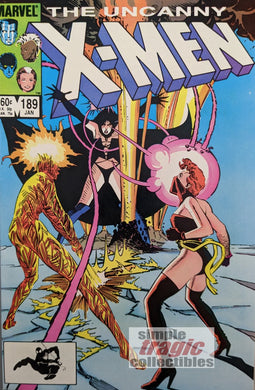 Uncanny X-Men #189 Comic Book Cover Art by John Romita Jr.