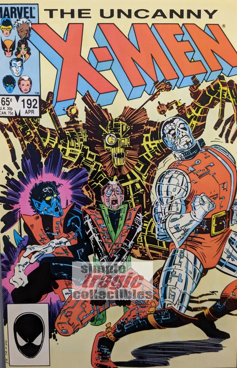 Uncanny X-Men #192 Comic Book Cover Art by John Romita Jr.