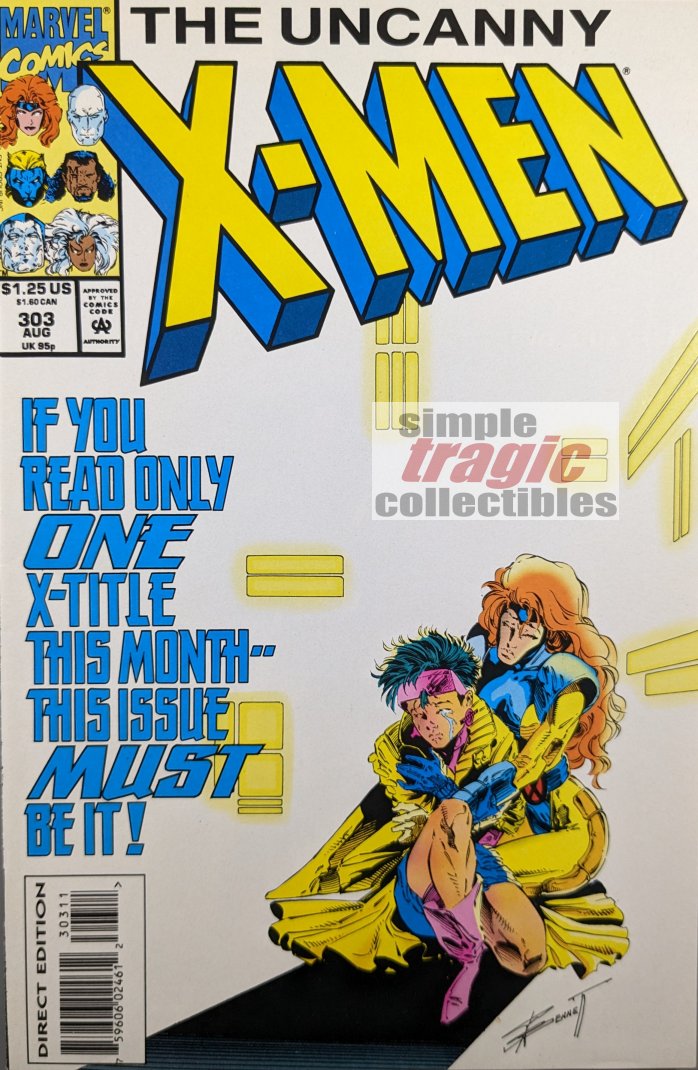 Uncanny X-Men #303 Comic Book Cover Art by Richard Bennett