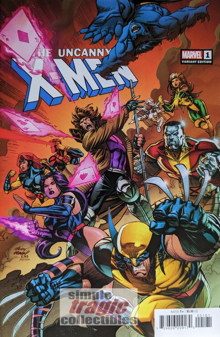 Uncanny X-Men 2024 #1 Comic Book Cover Art by Andy Kubert