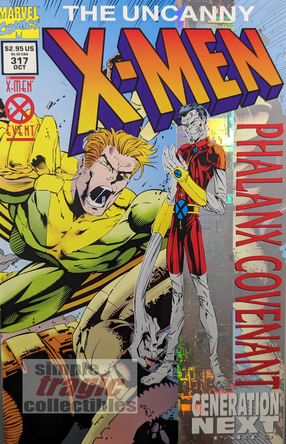 Uncanny X-Men #317 Comic Book Cover Art