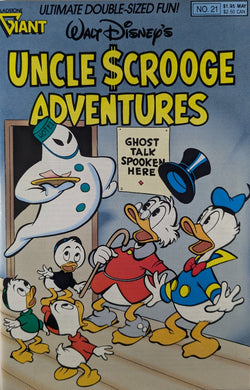 Walt Disney's Uncle Scrooge Adventures #21 Comic Book Cover Art by Carl Barks