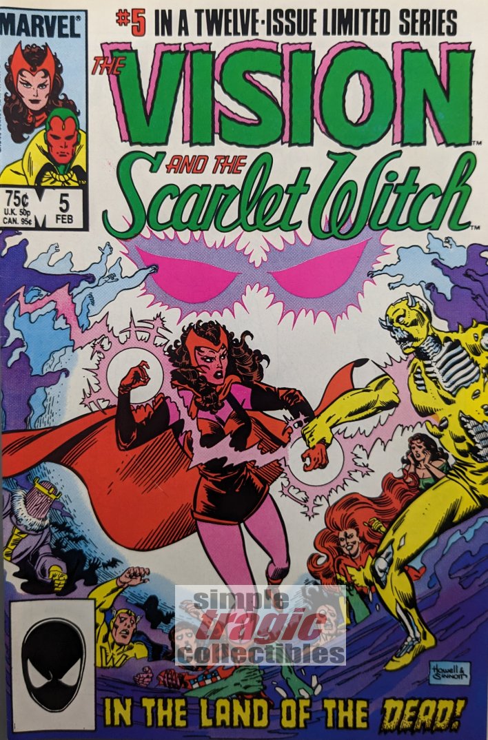 The Vision & The Scarlet Witch #5 Comic Book Cover Art by Richard Howell