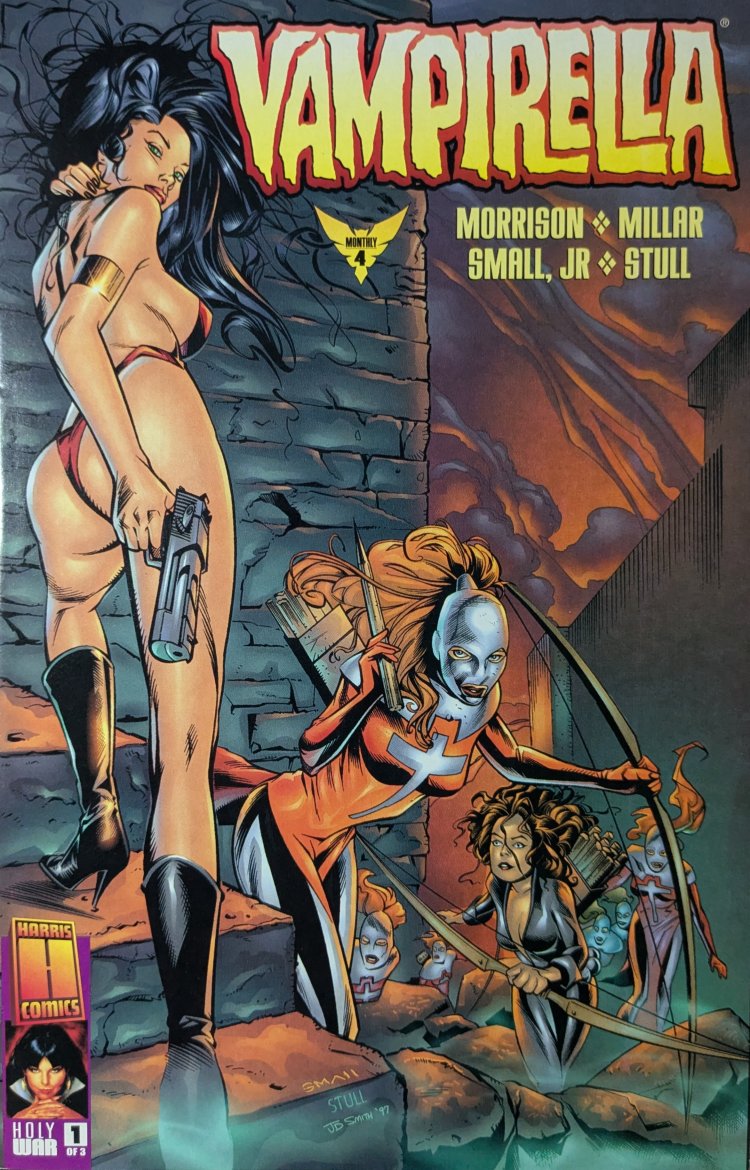 Vampirella Monthly #4 Comic Book Cover Art by Louis Small Jr.