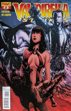 Vampirella Strikes #6 Comic Book Cover Art by Johnny Desjardins