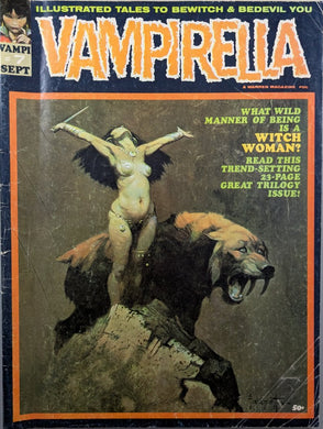 Vampirella #7 Magazine Cover Art by Frank Frazetta
