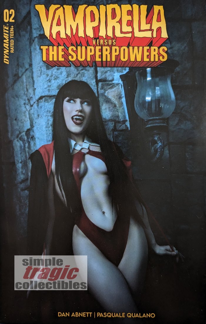 Vampirella Vs. The Superpowers #2 Cosplay Comic Book Cover Art