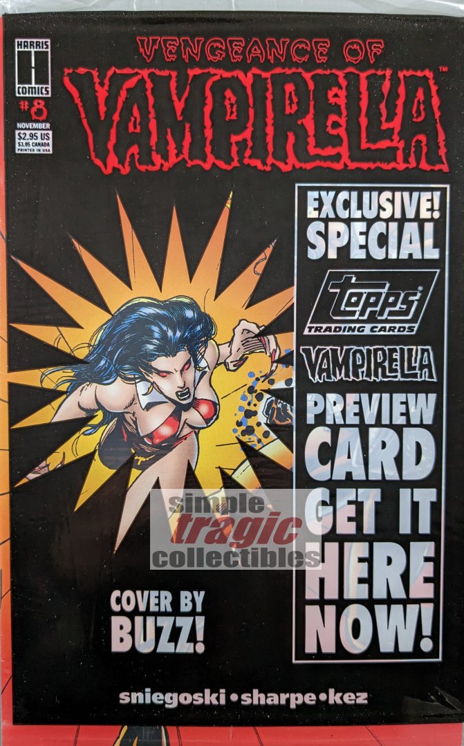 Vengeance Of Vampirella #8 Comic Book Cover Art by Buzz