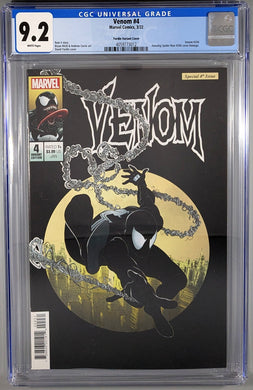 Venom (2021) #4 (Variant Yardin) CGC 9.2 White Pages Cover Art by David Yardin