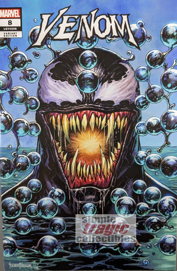 Venom #8 Variant Comic Book Cover Art by Tyler Kirkham