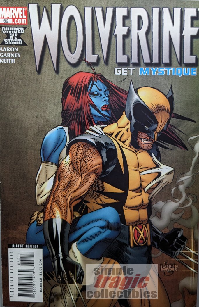 Wolverine #62 Comic Book Cover Art