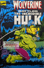 Load image into Gallery viewer, Wolverine Battles The Hulk Comic Book Cover Art by Herb Trimpe
