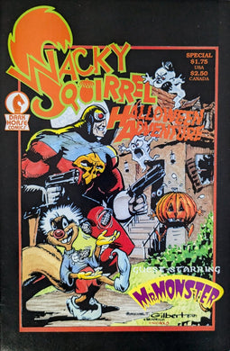 Wacky Squirrel Halloween Adventure Special #1 Comic Book Cover Art by Michael T. Gilbert