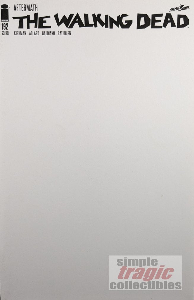 The Walking Dead #192 Comic Book Cover Art