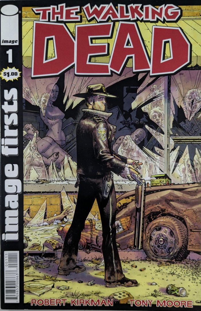 Image Firsts: The Walking Dead #1 Comic Book Cover Art by Tony Moore