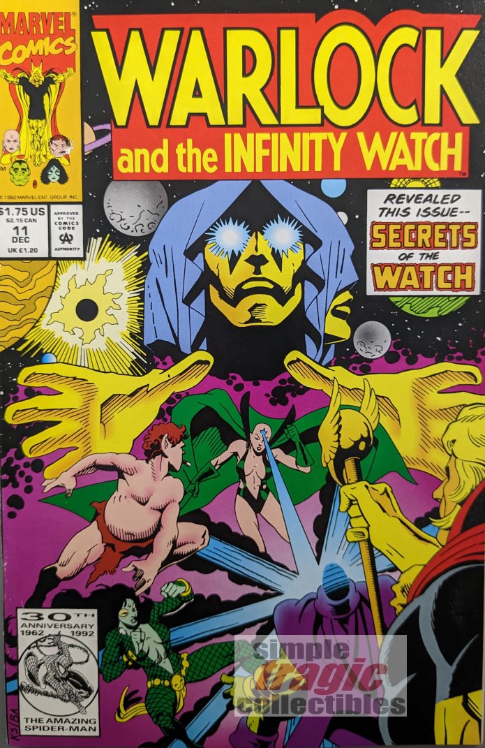 Warlock And The Infinity Watch #11 Comic Book Cover Art