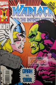 Warlock And The Infinity Watch #21 Comic Book Cover Art