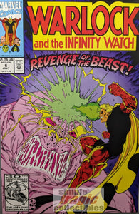 Warlock And The Infinity Watch #6 Comic Book Cover Art