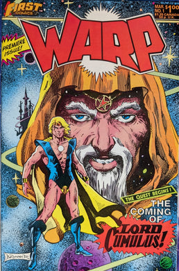 Warp #1 Comic Book Cover Art by Frank Brunner