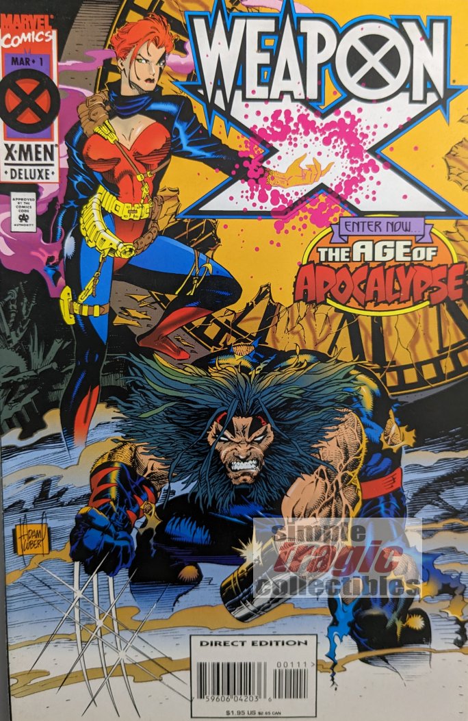Weapon X #1 Comic Book Cover Art by Adam Kubert