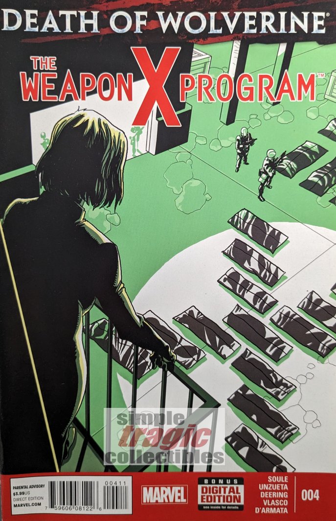 Death Of Wolverine: The Weapon X Program #4 Comic Book Cover Art by Salvador Larroca