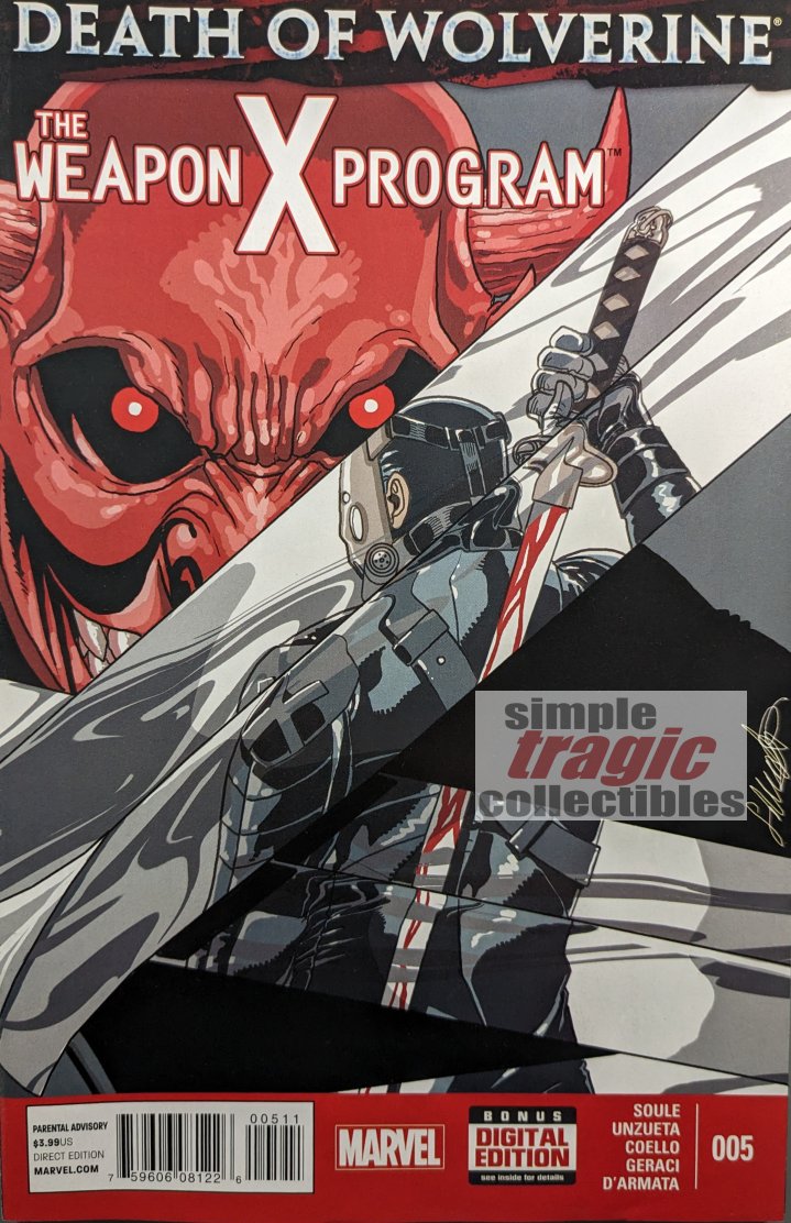 Death Of Wolverine: The Weapon X Program #5 Comic Book Cover Art by Salvador Larroca