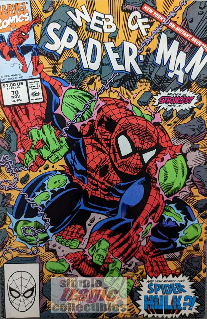 Web Of Spider-Man #70 Comic Book Cover Art