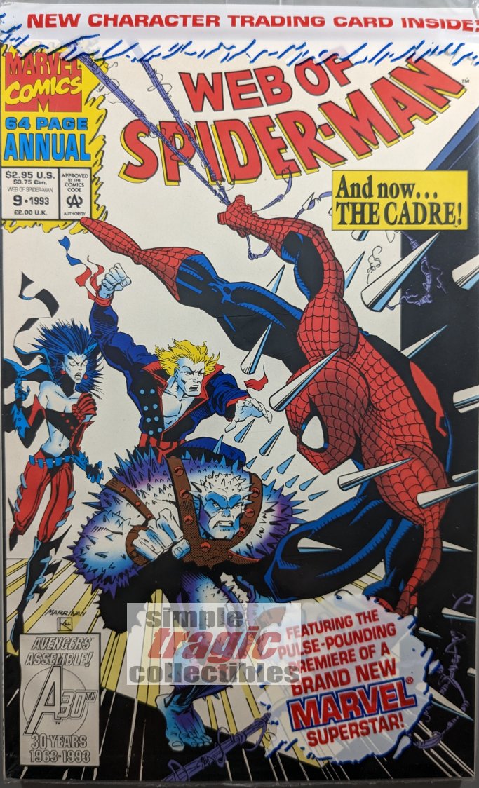 Web Of Spider-Man Annual #9 Comic Book Cover Art by Chris Marrinan