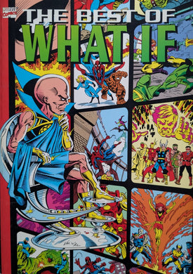 The Best Of What If Trade Paperback Cover Art by Jim Valentino
