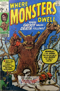 Where Monsters Dwell #6 Comic Book Cover Art