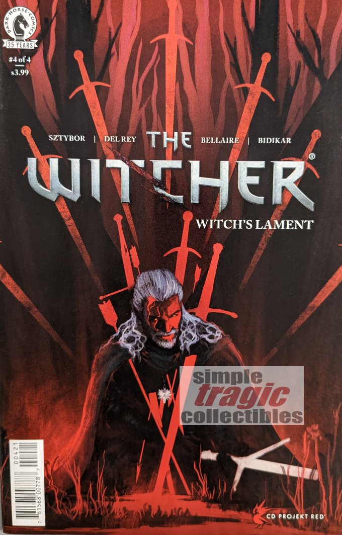 The Witcher: Witch's Lament #4 Comic Book Cover Art by Anato Finnstark