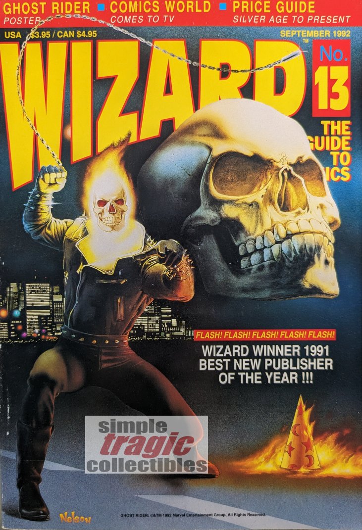 Wizard Guide To Comics #13 Cover Art by Nelson