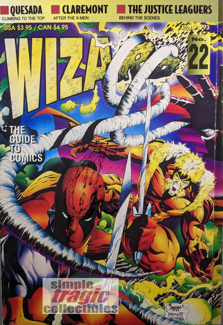 Wizard: The Guide To Comics #22 Cover Art by Joe Quesada