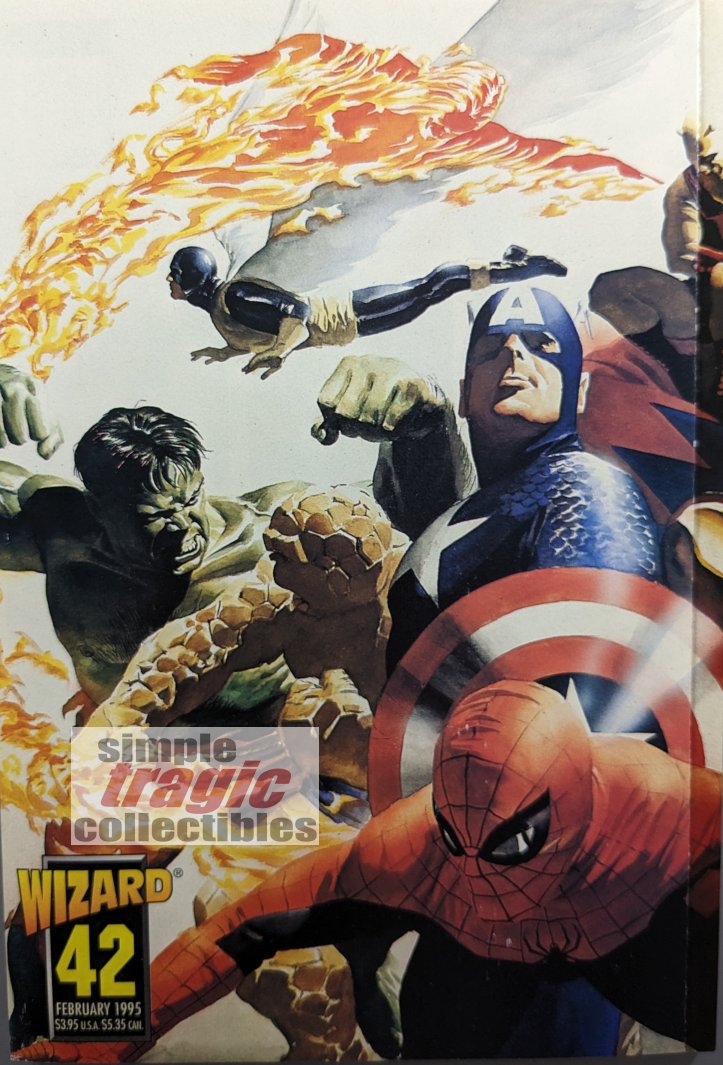 Wizard The Guide To Comics #42 Cover Art by Alex Ross
