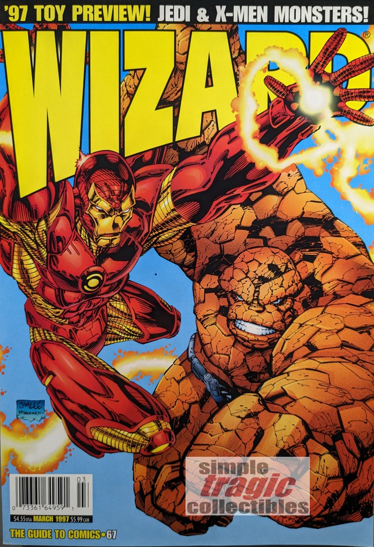 Wizard: The Guide To Comics #67 Cover Art by Jim Lee