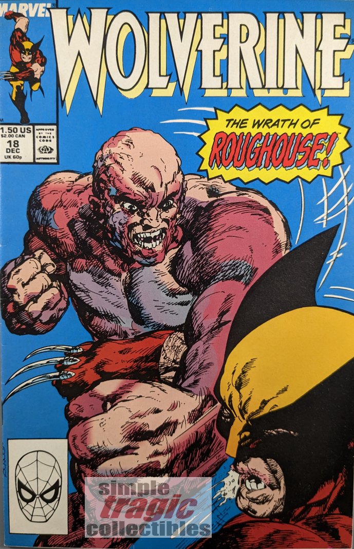 Wolverine #18 Comic Book Cover Art by John Byrne