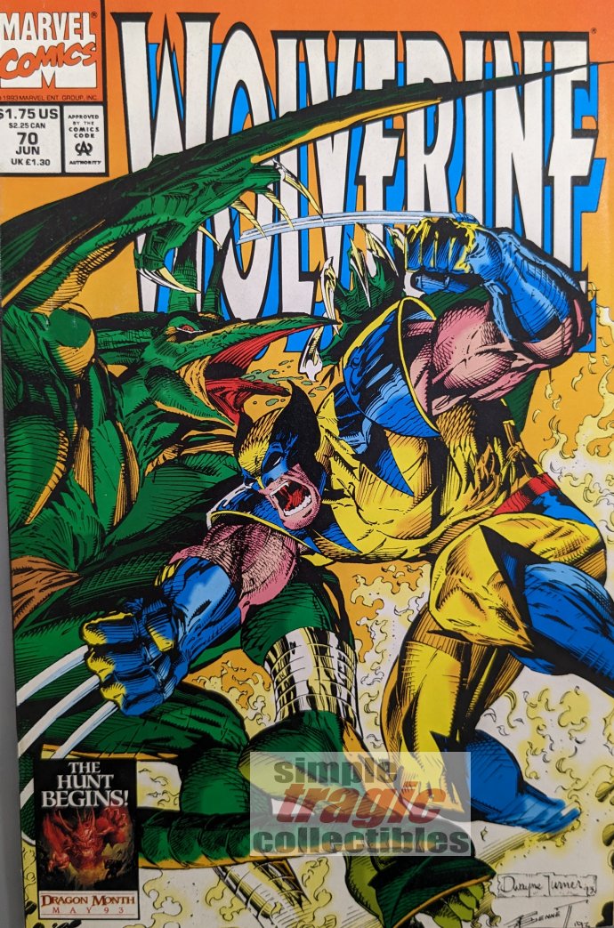 Wolverine #70 Comic Book Cover Art by Dwayne Turner