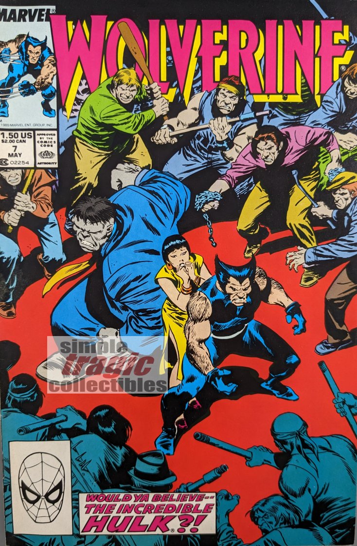 Wolverine #7 Comic Book Cover Art by John Buscema