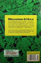 Load image into Gallery viewer, Wolverine Battles The Hulk Comic Book Back Cover Art by Herb Trimpe
