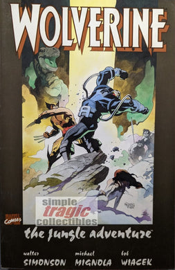 Wolverine: The Jungle Adventure Comic Book Cover Art by Mike Mignola
